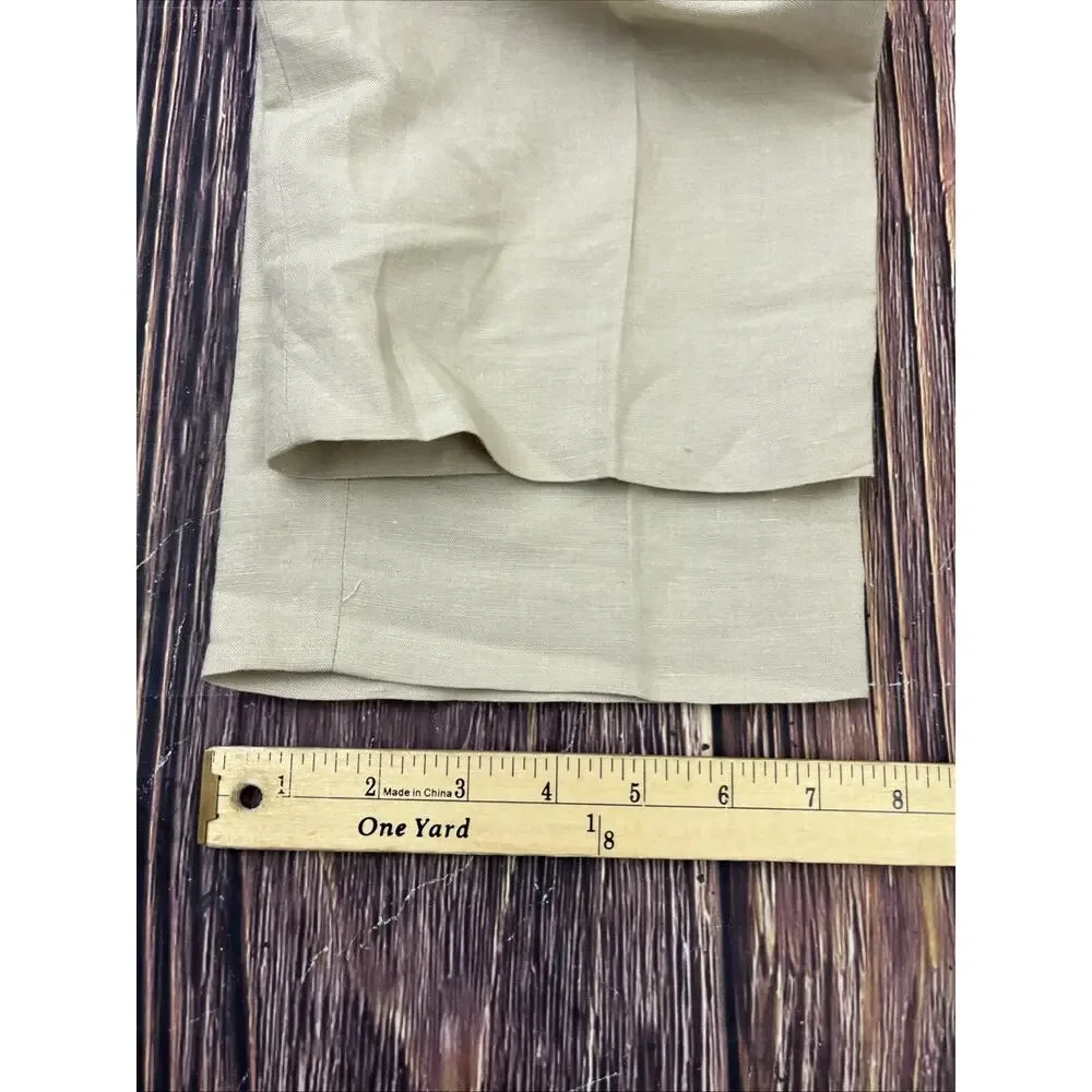 Louis Raphael Linen Blend Casual Pants Mens Size 30x32 (Actual 30x32)